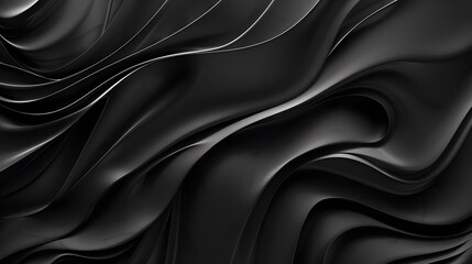 Obraz premium Black Abstract Line Wallpaper