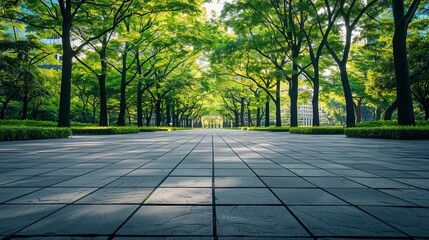 Natural Scenery: The lush greenery provides a sense of tranquility and relaxation, with sunlight filtering through the leaves.

