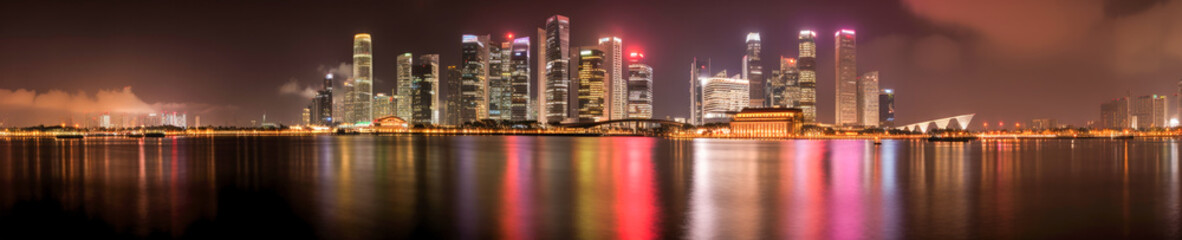 Obraz premium City panoramic view