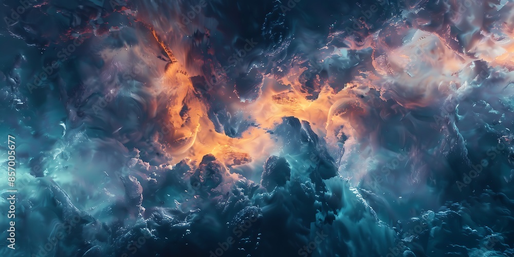 Poster abstract storm clouds background a dramatic abstract background with storm cloud patterns and dark, 