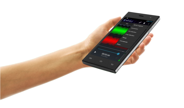 hand holding remote control