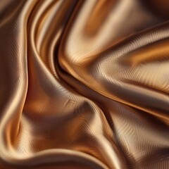 Macro shot of the fine, smooth texture of a silk fabric