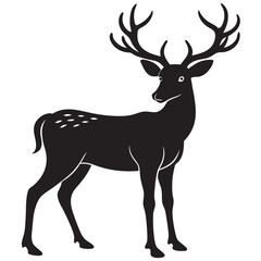 deer silhouette vector