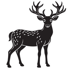 deer silhouette vector
