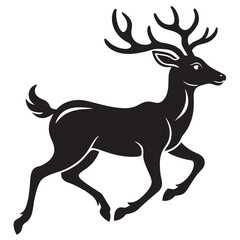 deer silhouette vector
