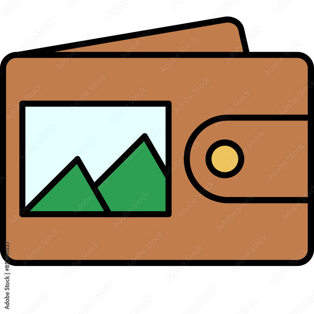 Poster wallet icon