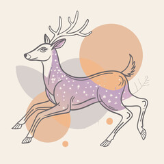 deer with a bow