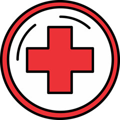 Obraz premium Hospital Sign Icon