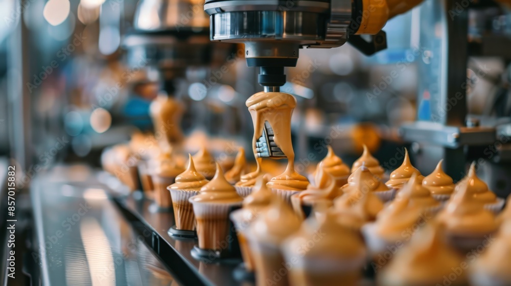Poster robotics revolutionize the production process, ensuring consistency and precision in every scoop, wh