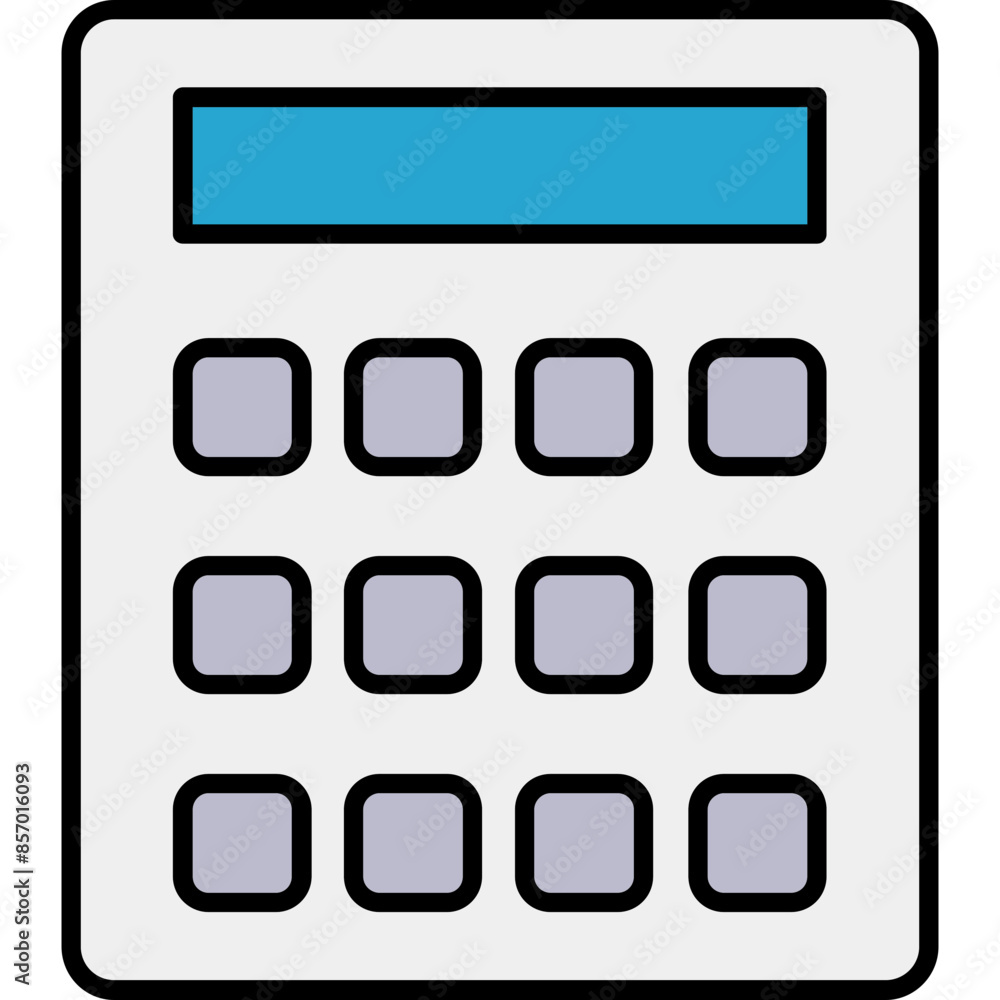 Sticker calculation icon