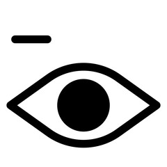 view  glyph  icon vector illustration isolated on white background