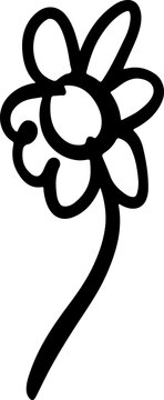 recommend clip art: flower line art vector silhouette