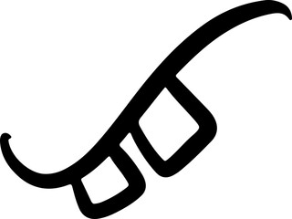 two teeth line art vector silhouette