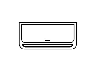 エアコンのシンプルなイラスト