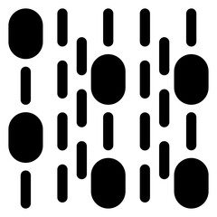 binary glyph  icon vector illustration isolated on white background