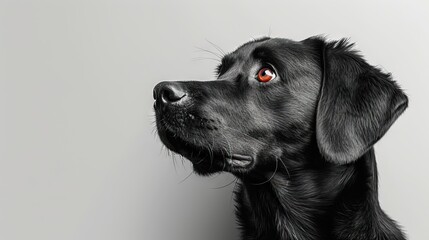black logo dogie, plain white background 2 AI Generative