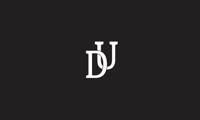 DU, UD, U, D Abstract Letters Logo Monogram	