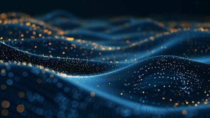 Abstract Digital Waveform