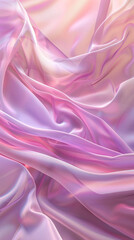 A pink fabric with a flowy texture