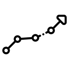 growth improvement arrow icon