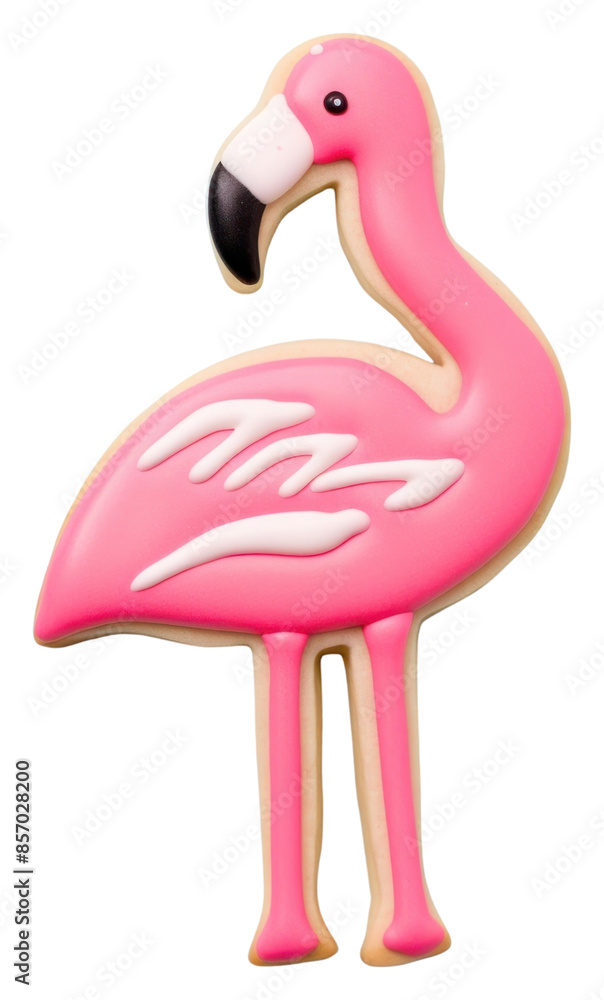 Sticker PNG Flamingo animal bird beak.