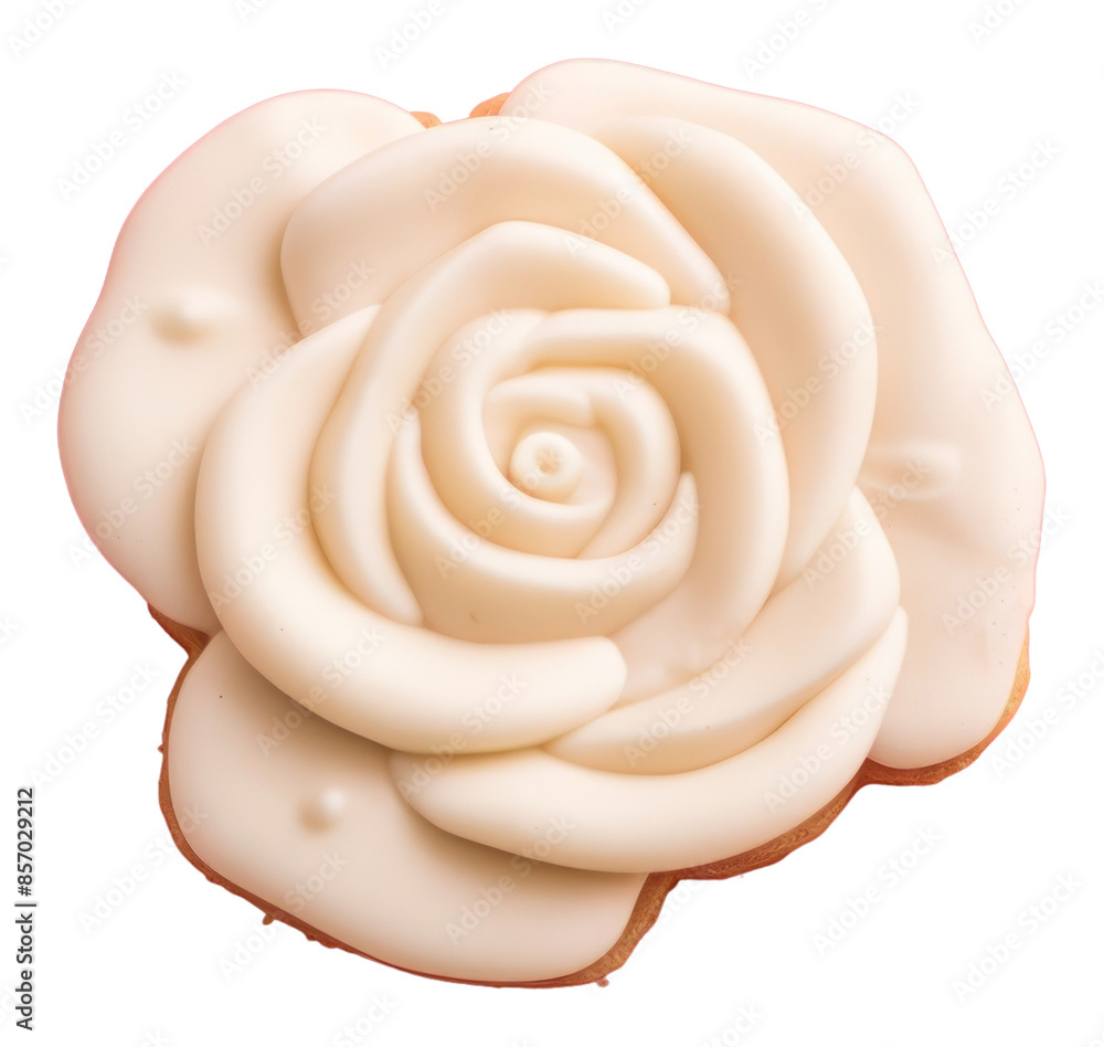 Canvas Prints png rose icing dessert plant