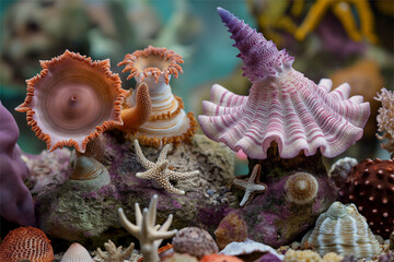 Obraz premium The extraordinary beauty of the underwater ecosystem