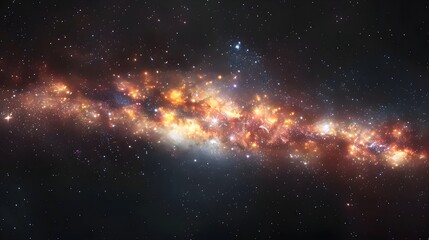 Obraz premium Milky Way in interstellar space