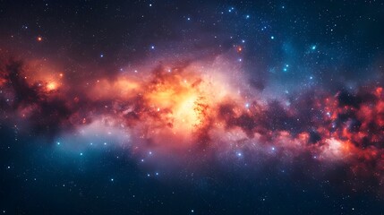 Obraz premium Milky Way in interstellar space