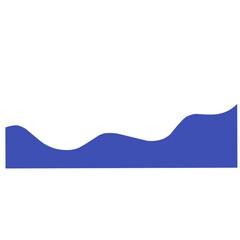 Curve Lines, Drops, Wave Collection of Abstract Design Element for Top, Bottom Page Web Site. Template of Modern Dividers Shapes for Website Pictogram Set. Isolated Vector Illustration.