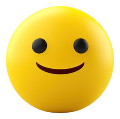 Fototapeta premium PNG Emoji white background anthropomorphic happiness