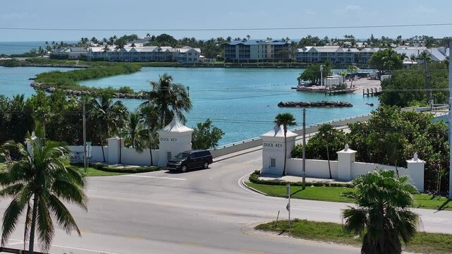 Entrance to Duck Key in Florida Keys