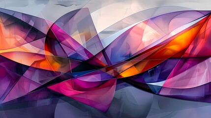 Obraz premium Colorful abstract shapes lines texture poster background