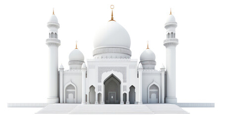 Fototapeta premium PNG Architecture building white dome