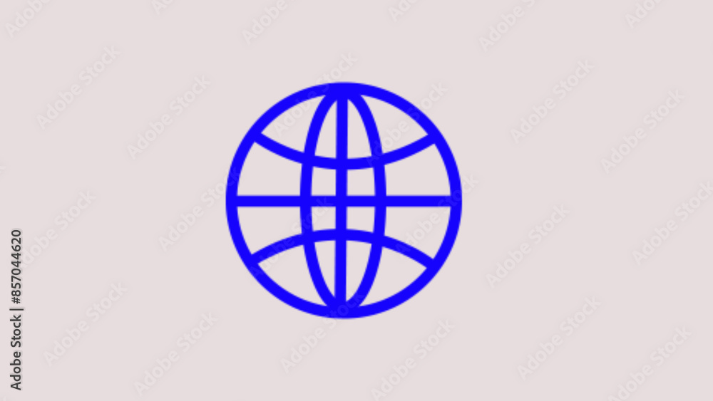 Aufkleber global vector icon isolated on abstract white background, software interfaces.