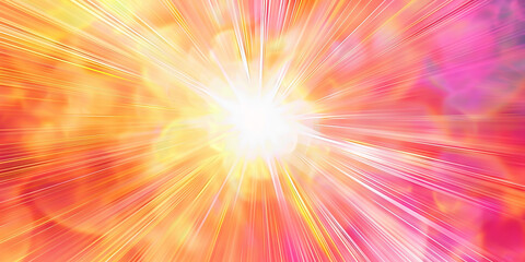 Fototapeta premium An abstract background featuring lens flare light special effects, creating a dazzling array of colorful and luminous streaks