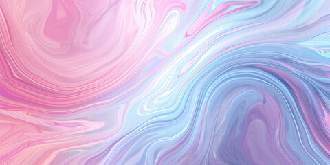 Obraz premium An abstract design of twirling pastel colors creates a mesmerizing background, ideal for wallpaper or headers