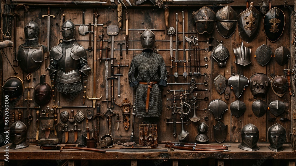 Poster delve into history with this professional image highlighting the weapons used by the british army du