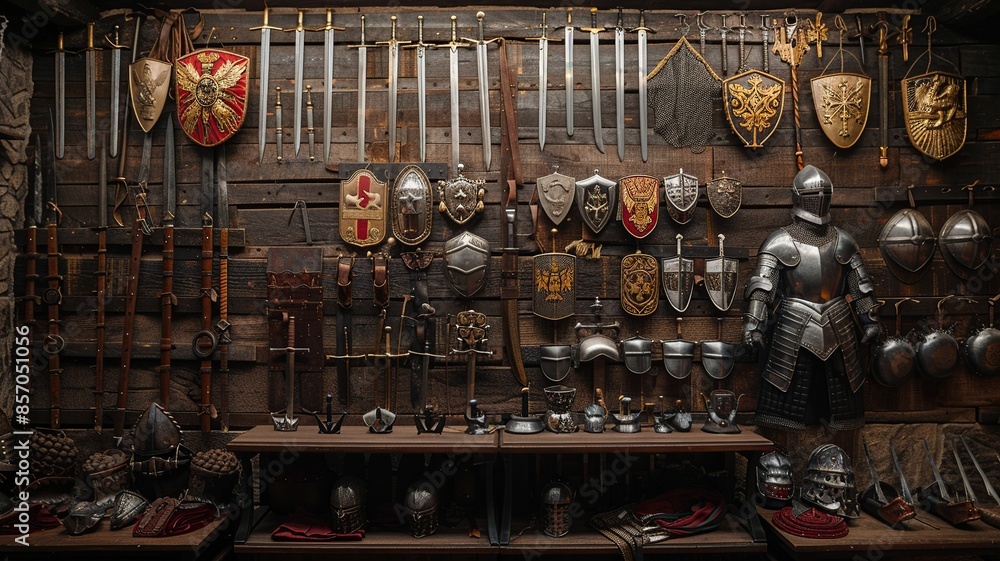 Poster delve into history with this professional image highlighting the weapons used by the british army du