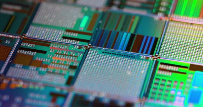 Silicon semiconductor wafer close-up. In electronics, a wafer also called a slice or substrate is a thin slice of semiconductor, a crystalline silicon, used for the fabrication of integrated circuits