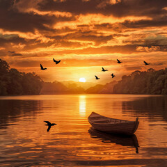 lake in the mountains |"Tranquil Greenery and Clear Waters"

