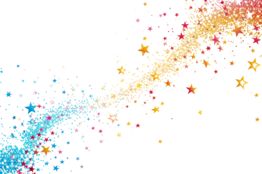 PNG Star line horizontal border backgrounds confetti white background