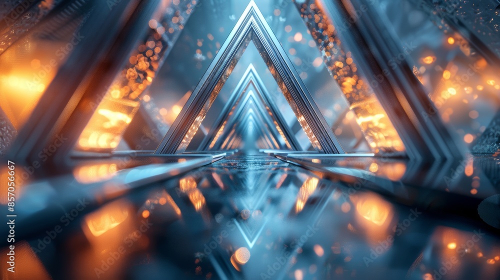 Poster futuristic architecture, sophisticated d pyramid designs with a futuristic twist, perfect for enhanc