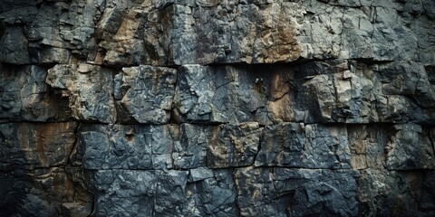 Dramatic Textured Old Rock Wall Background
