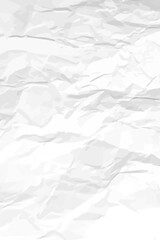 White clean crumpled paper