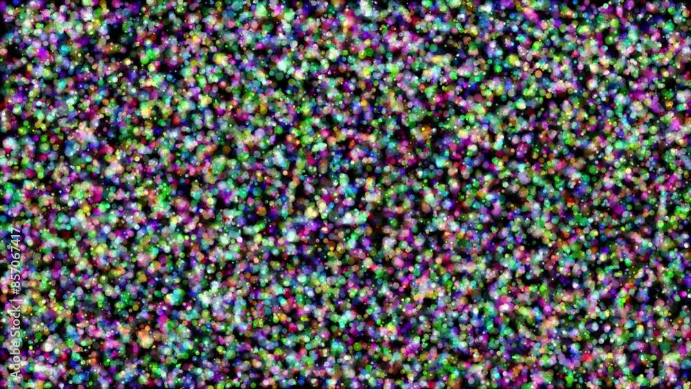 Wall mural colourful party dots abstract frame full of different coloured dots slowly appearing and disappearin