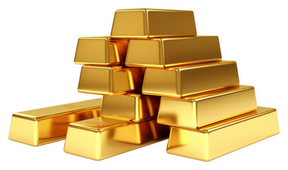 PNG Gold bars white background investment currency.