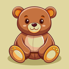 Fototapeta premium illustration of teddy bear 