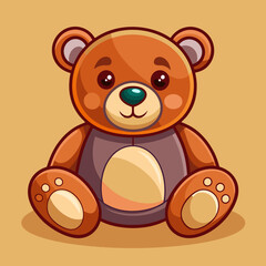 Fototapeta premium illustration of teddy bear 