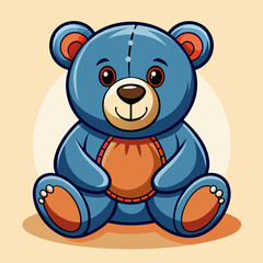 Fototapeta premium illustration of teddy bear 
